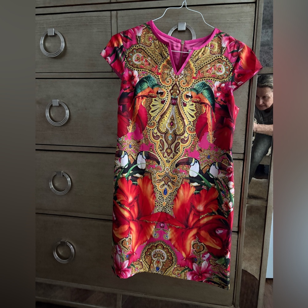Ted Baker Aalia paisley Mini Dress - Picture 3 of 6